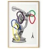 Artgeist Plakatas - Collage Graphic - Discus Thrower - Sculpture