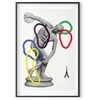 Artgeist Plakatas - Collage Graphic - Discus Thrower - Sculpture