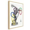 Artgeist Plakatas - Collage Graphic - Discus Thrower - Sculpture