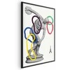 Artgeist Plakatas - Collage Graphic - Discus Thrower - Sculpture