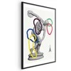 Artgeist Plakatas - Collage Graphic - Discus Thrower - Sculpture