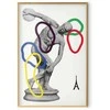 Artgeist Plakatas - Collage Graphic - Discus Thrower - Sculpture