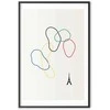 Artgeist Plakatas - Colorful Circles - digital graphic - minimalism