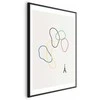 Artgeist Plakatas - Colorful Circles - digital graphic - minimalism