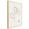 Artgeist Plakatas - Colorful Circles - digital graphic - minimalism