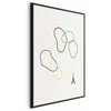 Artgeist Plakatas - Colorful Circles - digital graphic - minimalism