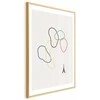 Artgeist Plakatas - Colorful Circles - digital graphic - minimalism