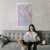 Artgeist Plakatas - Colorful Dream - abstract shapes in pastel shades