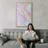 Artgeist Plakatas - Colorful Dream - abstract shapes in pastel shades