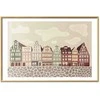 Artgeist Plakatas - Colorful Facades - Historic Wrocław Tenement Houses Against the Sky and Cobblestone Street