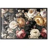 Artgeist Plakatas - Colorful Flowers on a Juodas Background