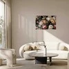 Artgeist Plakatas - Colorful Flowers on a Juodas Background
