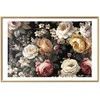 Artgeist Plakatas - Colorful Flowers on a Juodas Background