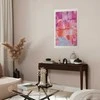 Artgeist Plakatas - Colorful Strokes - intense shades of pink and violetinė on canvas