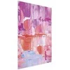 Artgeist Plakatas - Colorful Strokes - intense shades of pink and violetinė on canvas