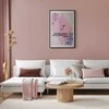 Artgeist Plakatas - Confucius on Beauty - a bust in pink with flowers and a quote