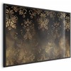 Artgeist Plakatas - Dark Baroque Patterns with Golden Accents