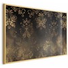 Artgeist Plakatas - Dark Baroque Patterns with Golden Accents