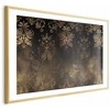Artgeist Plakatas - Dark Baroque Patterns with Golden Accents
