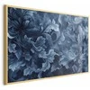 Artgeist Plakatas - Dense, Dark Mėlyna Abstract Ornaments