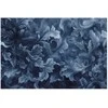 Artgeist Plakatas - Dense, Dark Mėlyna Abstract Ornaments