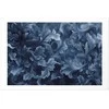 Artgeist Plakatas - Dense, Dark Mėlyna Abstract Ornaments