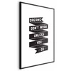 Artgeist Plakatas - Dreams Don't Work Unless You Do
