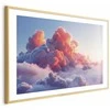 Artgeist Plakatas - Dusk Spectacle: Clouds in Shades of Rožinė and Violetinė