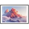 Artgeist Plakatas - Dusk Spectacle: Clouds in Shades of Rožinė and Violetinė