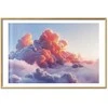 Artgeist Plakatas - Dusk Spectacle: Clouds in Shades of Rožinė and Violetinė