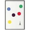 Artgeist Plakatas - Eiffel Tower and Colorful Tennis Balls