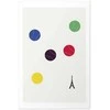 Artgeist Plakatas - Eiffel Tower and Colorful Tennis Balls