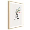 Artgeist Plakatas - Eiffel Tower and Colors