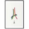 Artgeist Plakatas - Eiffel Tower - Colored Graphic - Abstraction