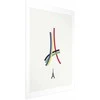 Artgeist Plakatas - Eiffel Tower - Colored Graphic - Abstraction