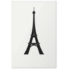 Artgeist Plakatas - Eiffel Tower Simple Juodas-and-Baltas Graphic