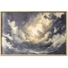 Artgeist Plakatas - Epic Play of Light: The Sun Battling for Dominance Over the Clouds