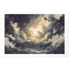 Artgeist Plakatas - Epic Play of Light: The Sun Battling for Dominance Over the Clouds