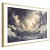 Artgeist Plakatas - Epic Play of Light: The Sun Battling for Dominance Over the Clouds