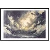 Artgeist Plakatas - Epic Play of Light: The Sun Battling for Dominance Over the Clouds