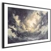 Artgeist Plakatas - Epic Play of Light: The Sun Battling for Dominance Over the Clouds