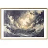 Artgeist Plakatas - Epic Play of Light: The Sun Battling for Dominance Over the Clouds