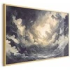 Artgeist Plakatas - Epic Play of Light: The Sun Battling for Dominance Over the Clouds