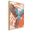 Artgeist Plakatas - Exotic Wings - parrot among abstract leaf patterns