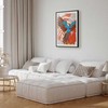 Artgeist Plakatas - Exotic Wings - parrot among abstract leaf patterns
