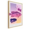Artgeist Plakatas - Fantastic Fish - artistic illustration of fish on a colorful background