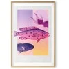 Artgeist Plakatas - Fantastic Fish - artistic illustration of fish on a colorful background