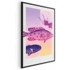 Artgeist Plakatas - Fantastic Fish - artistic illustration of fish on a colorful background