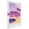 Artgeist Plakatas - Fantastic Fish - artistic illustration of fish on a colorful background