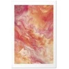 Artgeist Plakatas - Fiery Colors - dynamic shapes in fire and pink tones